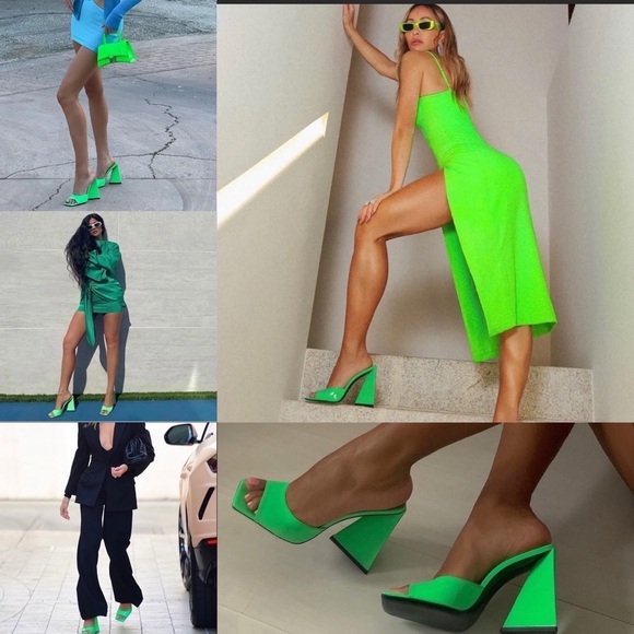 Attico Devon patent leather mule sandals - Picture 7 of 14